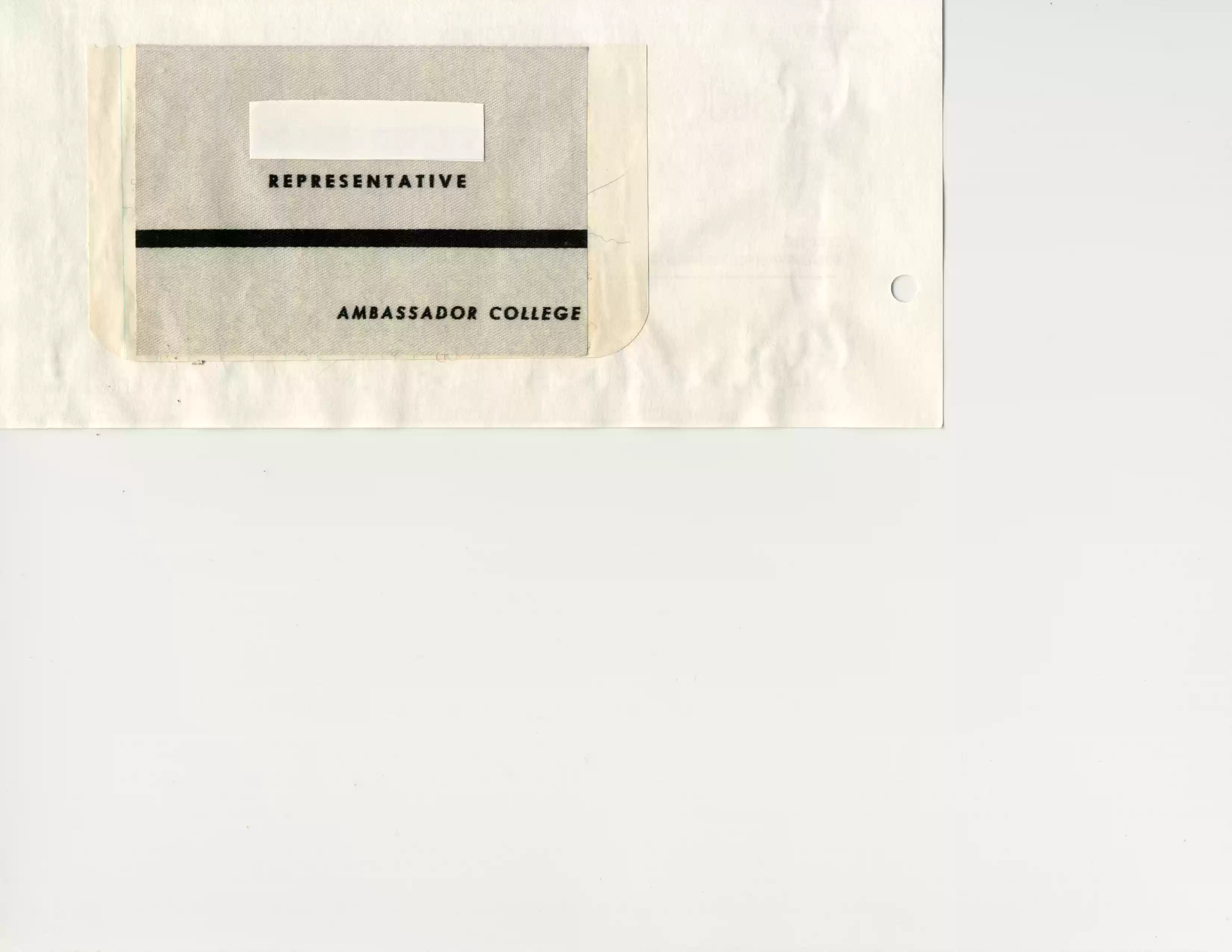 Representative badge 3-30-73